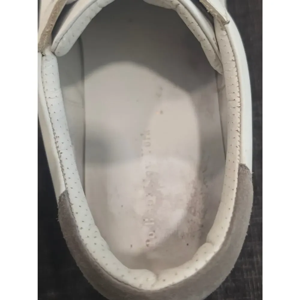To Boot New York Sierra White Leather Sneakers Men's 9-9.5 Made In Italy